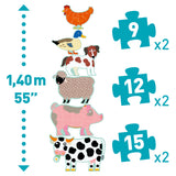 PUZZLE  EVOLUTIF HONORE ET SES AMIS
