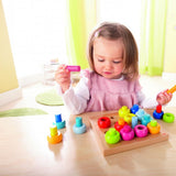 JEUX A ENFICHER ANNEAUX MULTICOLORES